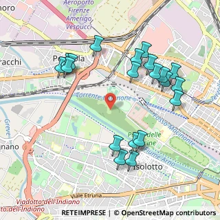 Mappa Via Del Pegaso, 50144 Firenze FI, Italia (1.0955)