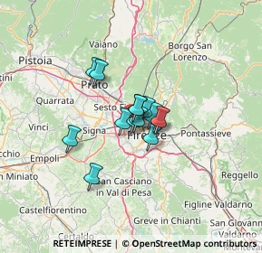 Mappa Via Del Pegaso, 50144 Firenze FI, Italia (7.06143)