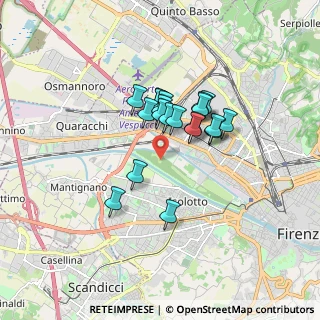 Mappa Via Del Pegaso, 50144 Firenze FI, Italia (1.2415)