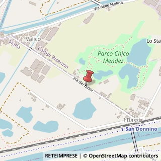 Mappa Via dei Bassi,  40, 50058 Campi Bisenzio, Firenze (Toscana)