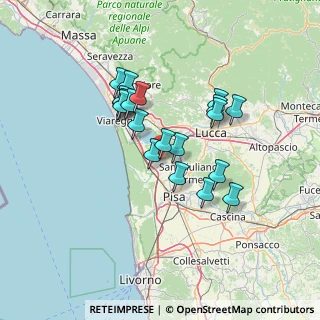 Mappa Via Cittadella, 56019 Vecchiano PI, Italia (11.7135)