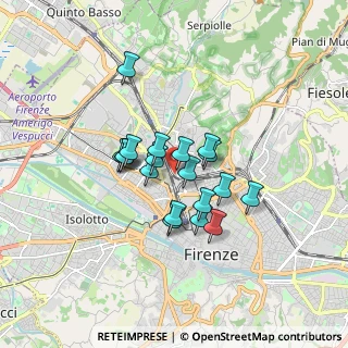 Mappa Via Giovanni Lorenzoni, 50134 Firenze FI, Italia (1.25105)