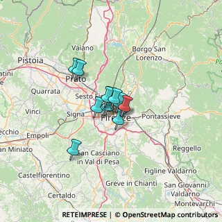 Mappa Via Luigi Gordigiani, 50127 Firenze FI, Italia (6.39923)