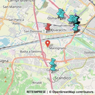Mappa Via F. Serdonati, 50142 Firenze FI, Italia (2.8855)