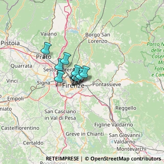Mappa Via Ottone Rosai, 50135 Firenze FI, Italia (6.69545)