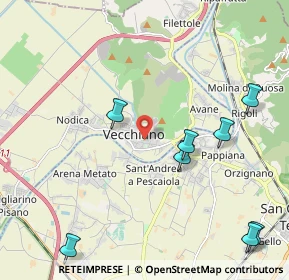 Mappa Piazza Garibaldi, 56019 Vecchiano PI, Italia (3.19)