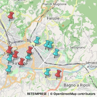 Mappa Via delle Cento Stelle, 50137 Firenze FI, Italia (2.54214)