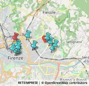 Mappa Via Pietro Maroncelli, 50100 Firenze FI, Italia (1.88571)