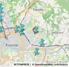 Mappa Via Pietro Maroncelli, 50100 Firenze FI, Italia (2.96818)