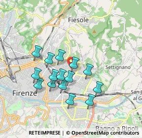 Mappa Via Pietro Maroncelli, 50100 Firenze FI, Italia (1.57867)