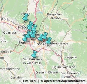 Mappa Via Pietro Maroncelli, 50100 Firenze FI, Italia (10.40833)