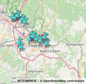 Mappa Via Pietro Maroncelli, 50100 Firenze FI, Italia (7.47)