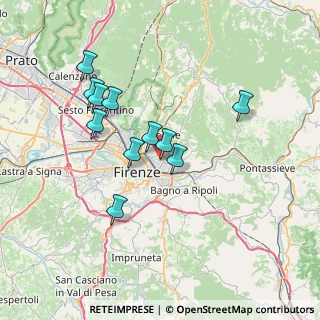 Mappa Via delle Cento Stelle, 50137 Firenze FI, Italia (6.54727)