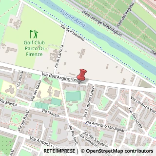 Mappa Via dell'Argingrosso, 63, 50142 Firenze, Firenze (Toscana)