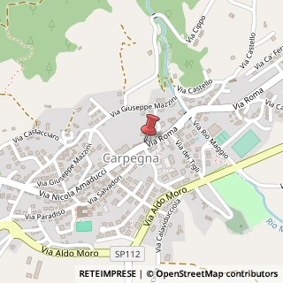 Mappa Via Roma, 36, 61021 Carpegna, Pesaro e Urbino (Marche)