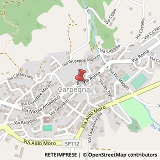 Mappa Via Roma, 52, 61021 Carpegna, Pesaro e Urbino (Marche)