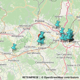 Mappa Via Giacomo Puccini, 50059 Vinci FI, Italia (18.3475)