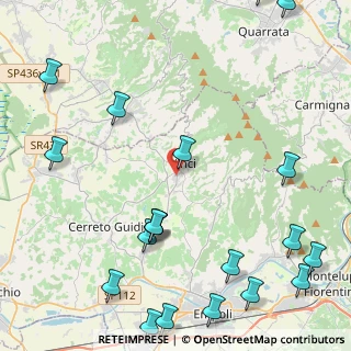 Mappa Via Giacomo Puccini, 50059 Vinci FI, Italia (6.4015)