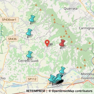 Mappa Via Giacomo Puccini, 50059 Vinci FI, Italia (6.487)