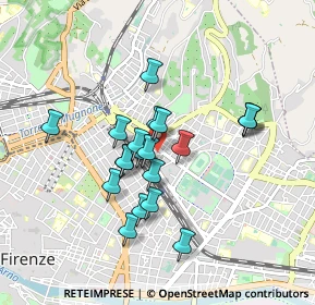 Mappa Via Rosolino Pilo, 50132 Firenze FI, Italia (0.738)
