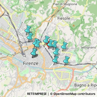 Mappa Via Rosolino Pilo, 50132 Firenze FI, Italia (1.345)