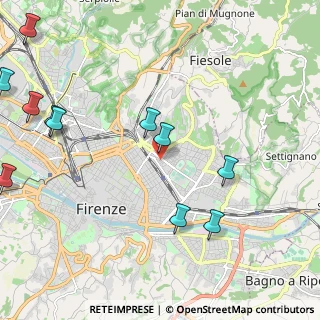 Mappa Via Rosolino Pilo, 50132 Firenze FI, Italia (2.87182)
