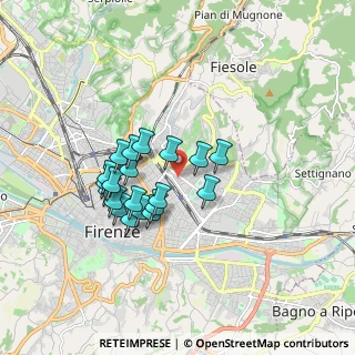 Mappa Via Rosolino Pilo, 50132 Firenze FI, Italia (1.4445)