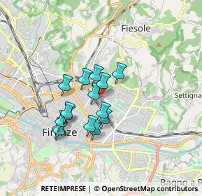 Mappa Via Rosolino Pilo, 50132 Firenze FI, Italia (1.37267)