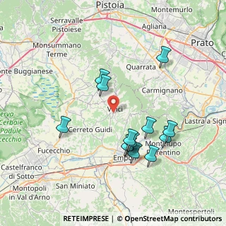 Mappa Via XXV Aprile, 50059 Vinci FI, Italia (7.55615)