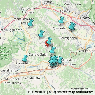 Mappa Via XXV Aprile, 50059 Vinci FI, Italia (7.33571)