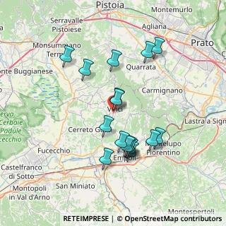 Mappa Via XXV Aprile, 50059 Vinci FI, Italia (6.94235)