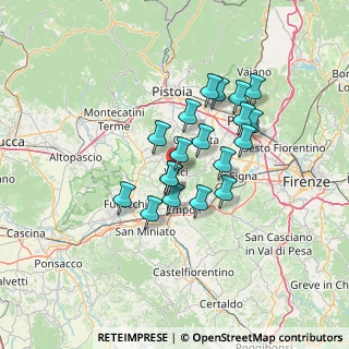 Mappa Via XXV Aprile, 50059 Vinci FI, Italia (10.91842)