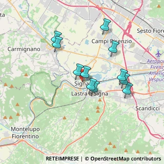 Mappa Via Giosuè Carducci, 50058 Signa FI, Italia (3.30091)