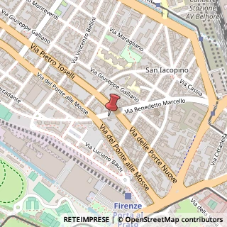 Mappa Via Benedetto Marcello, 4, 50144 Firenze, Firenze (Toscana)