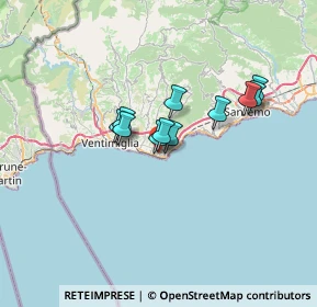 Mappa Via Alessandro Manzoni, 18012 Bordighera IM, Italia (4.82636)