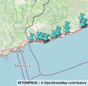 Mappa Via Alessandro Manzoni, 18012 Bordighera IM, Italia (14.09429)