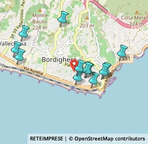 Mappa Via Alessandro Manzoni, 18012 Bordighera IM, Italia (0.9)