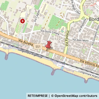 Mappa Strada Statale 1 Via Aurelia, 59, 18012 Bordighera, Imperia (Liguria)