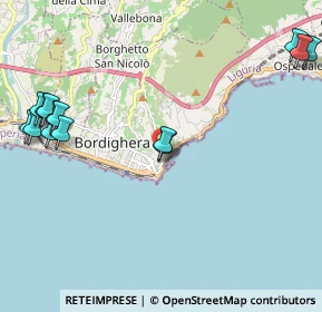 Mappa Via Arziglia, 18012 Bordighera IM, Italia (2.80214)