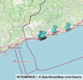 Mappa Via Arziglia, 18012 Bordighera IM, Italia (38.406)