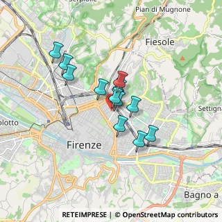 Mappa Via Frà Domenico Buonvicini, 50132 Firenze FI, Italia (1.28333)