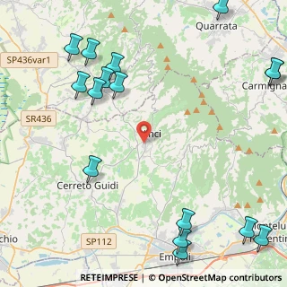 Mappa Via Giovanni Pascoli, 50059 Vinci FI, Italia (6.43875)