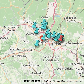 Mappa Via A. Volta, 50058 Signa FI, Italia (10.2585)
