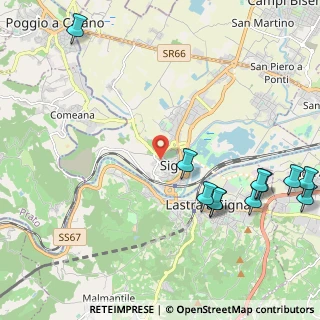 Mappa Via A. Volta, 50058 Signa FI, Italia (2.86818)
