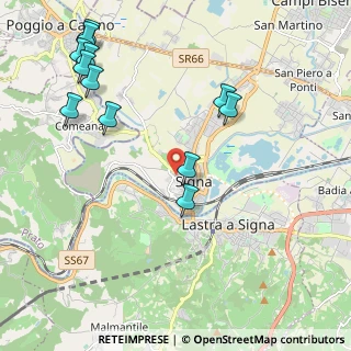 Mappa Via A. Volta, 50058 Signa FI, Italia (2.58167)