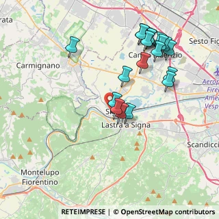 Mappa Via A. Volta, 50058 Signa FI, Italia (4.3775)