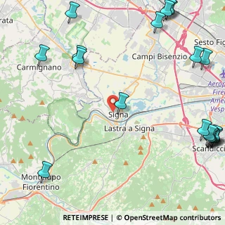 Mappa Via A. Volta, 50058 Signa FI, Italia (7.1165)