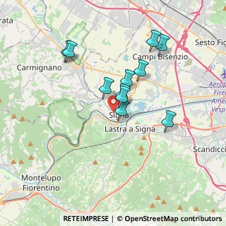 Mappa Via A. Volta, 50058 Signa FI, Italia (3.13364)