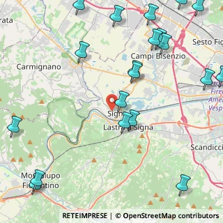 Mappa Via A. Volta, 50058 Signa FI, Italia (6.253)