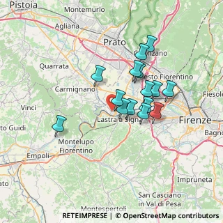Mappa Via A. Volta, 50058 Signa FI, Italia (5.78667)
